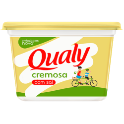 MARGARINA CREMOSA COM SAL QUALY POTE 500G