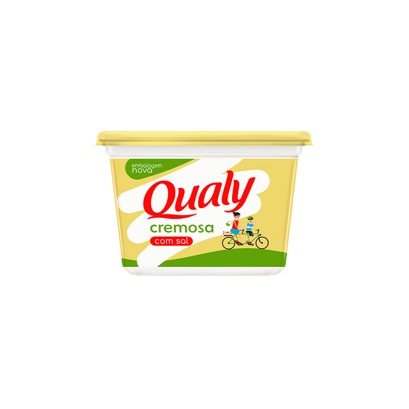 MARGARINA CREMOSA COM SAL QUALY POTE 500G