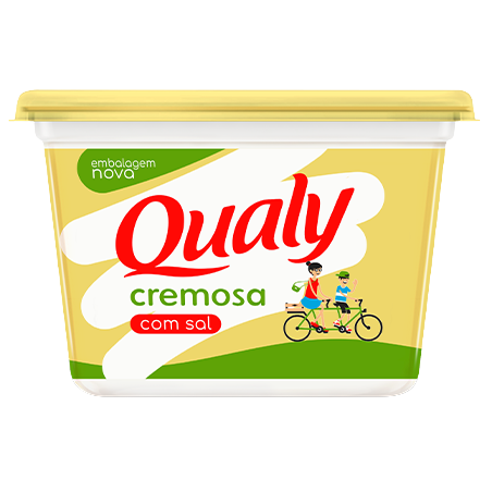 MARGARINA CREMOSA COM SAL QUALY POTE 500G