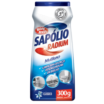 SAPONÁCEO PÓ MULTIUSO CLÁSSICO SAPÓLIO RADIUM FRASCO 300G