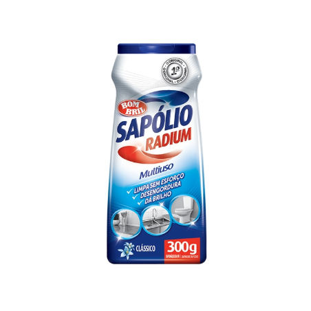 SAPONÁCEO PÓ MULTIUSO CLÁSSICO SAPÓLIO RADIUM FRASCO 300G