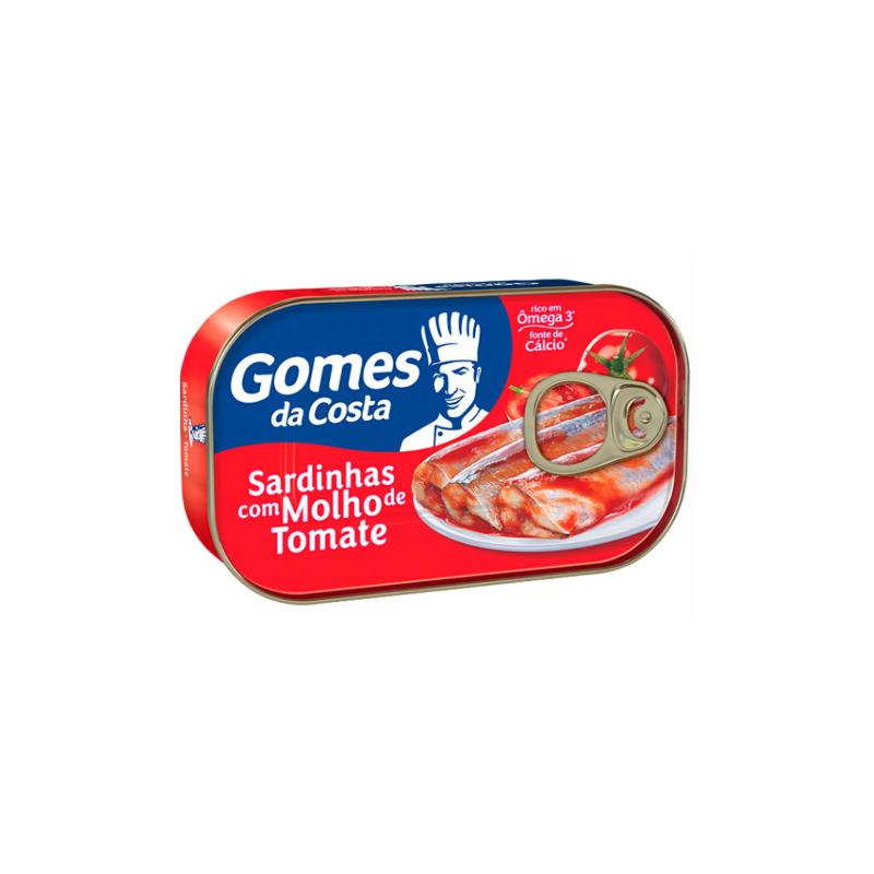 SARDINHA COM MOLHO DE TOMATE GOMES DA COSTA LATA 75G
