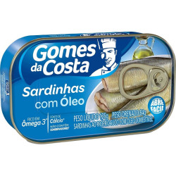 SARDINHA COM ÓLEO GOMES DA COSTA LATA 75G