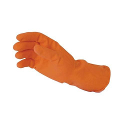 LUVA USO GERAL SANRO P PLUS LARANJA UNIT
