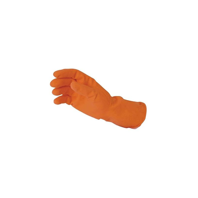 LUVA USO GERAL SANRO P PLUS LARANJA UNIT