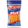 LUVA USO GERAL SANRO M PLUS LARANJA UNIT