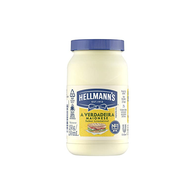 MAIONESE HELLMANNS POTE 250G