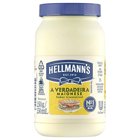 MAIONESE HELLMANNS POTE 250G