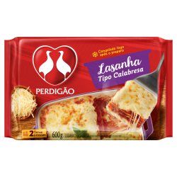 LASANHA CALABRESA PERDIGÃO NOSSO MENU PACOTE 600G