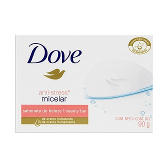 SABONETE BARRA ANTI-STRESS MICELAR DOVE CAIXA 90G