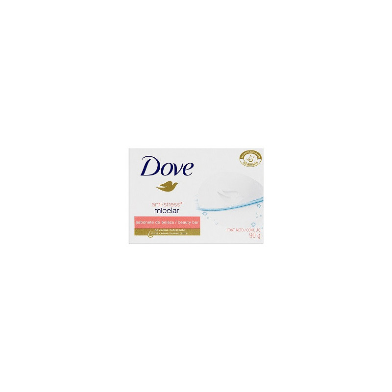 SABONETE BARRA ANTI-STRESS MICELAR DOVE CAIXA 90G