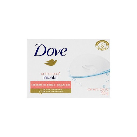 SABONETE BARRA ANTI-STRESS MICELAR DOVE CAIXA 90G