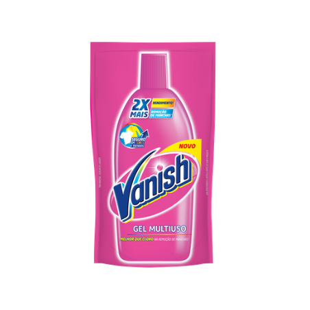 TIRA-MANCHAS GEL MULTIUSO VANISH SACHÊ 500ML REFIL ECONÔMICO