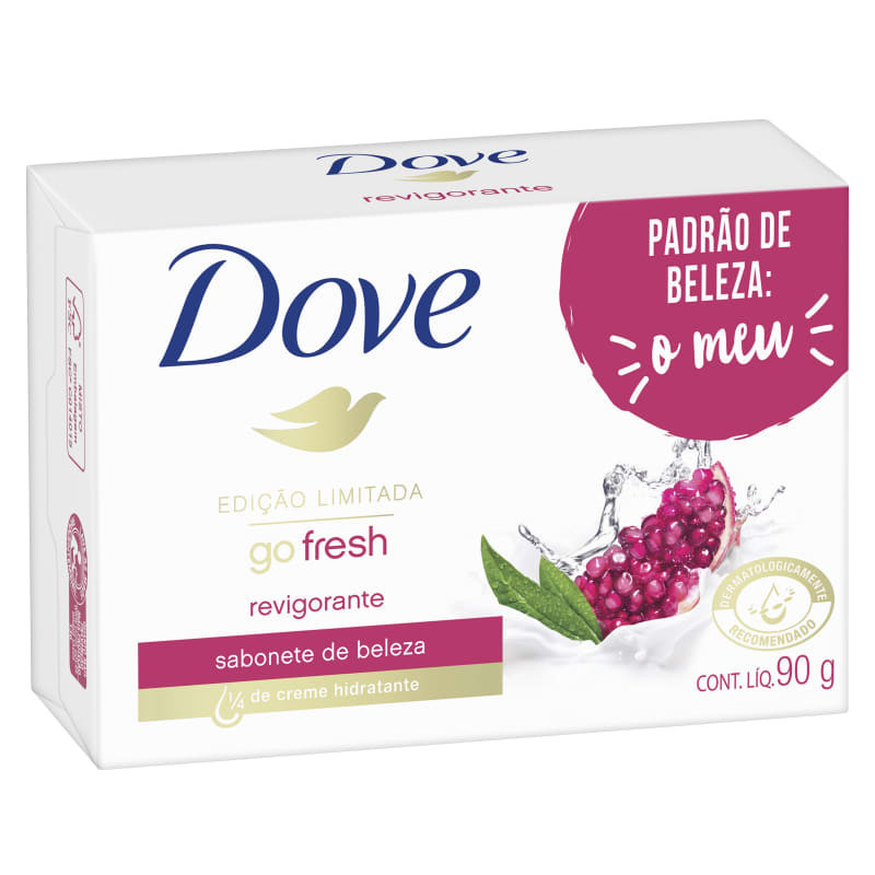 SABONETE BARRA REVIGORANTE ROMÃ E VERBENA DOVE CAIXA 90G