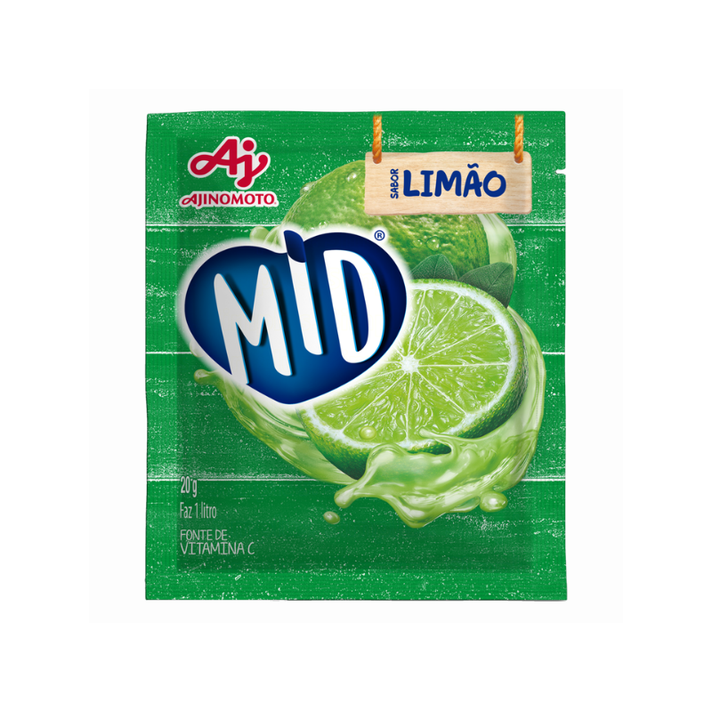REFRESCO EM PÓ LIMÃO MID PACOTE 20G