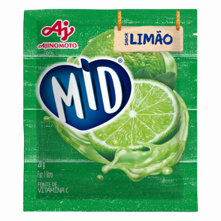 REFRESCO EM PÓ LIMÃO MID PACOTE 20G