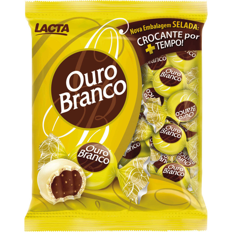 BOMBOM OURO BRANCO LACTA 1KG