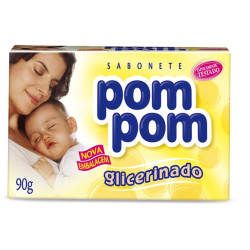 SABONETE INFANTIL BARRA GLICERINADO POM POM CAIXA 70G