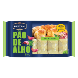 PÃO DE ALHO TRADICIONAL MEZZANI PACOTE 310G
