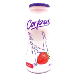 IOGURTE MORANGO ZERO LACTOSE CORPUS FRASCO 170G
