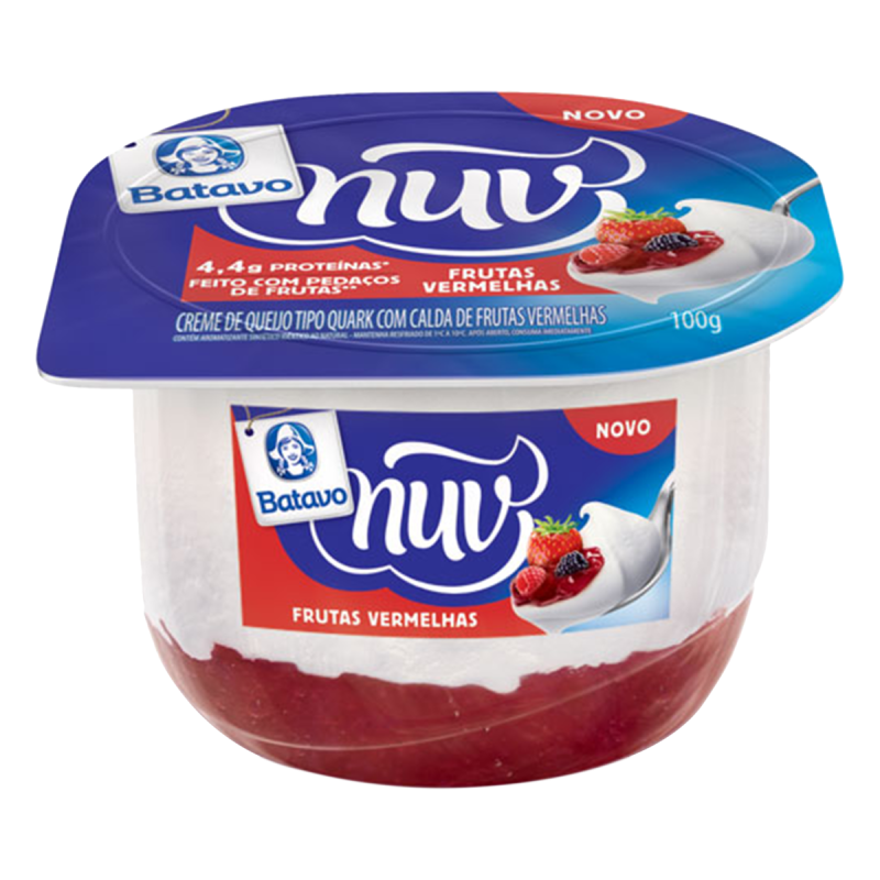 CREME QUARK CALDA FRUTAS VERMELHAS BATAVO NUV