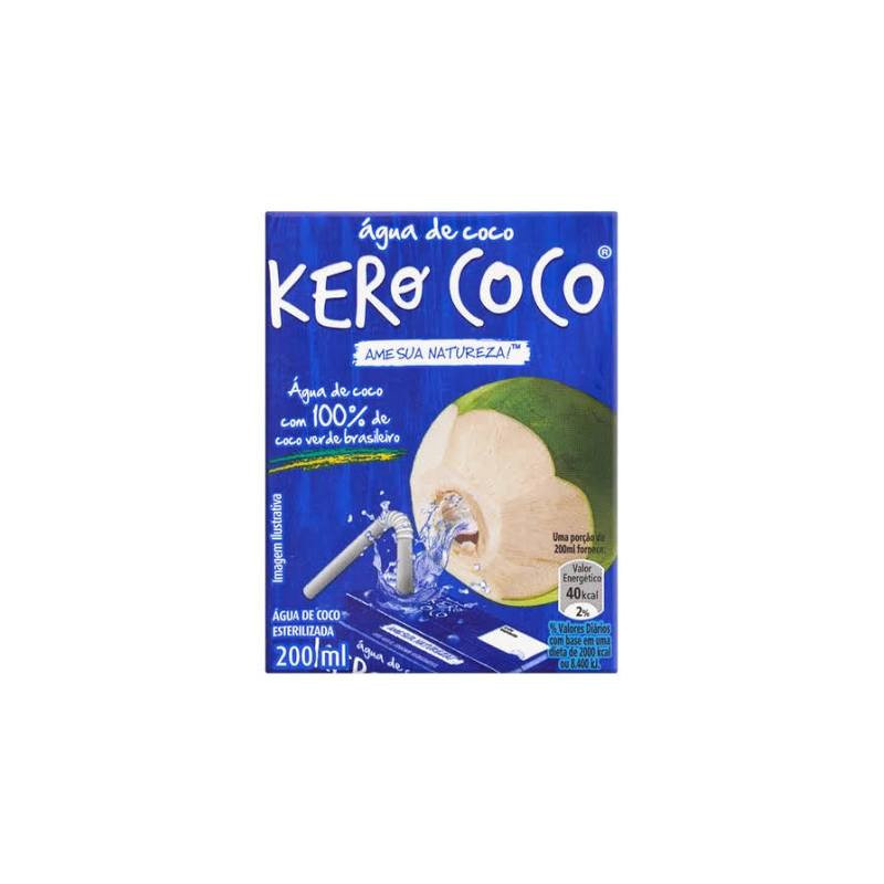 ÁGUA DE COCO ESTERILIZADA KERO COCO CAIXA 200ML