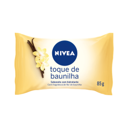 SABONETE BARRA HIDRATANTE TOQUE DE BAUNILHA NIVEA FLOW PACK 85G