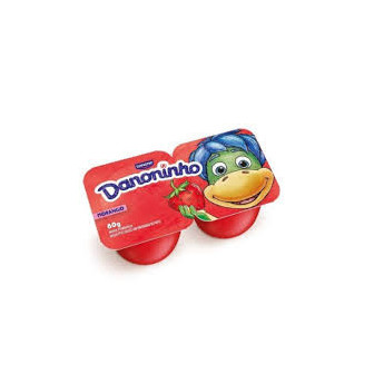 PETIT SUISSE MORANGO DANONINHO BANDEJA 80G 2 UNIDADES