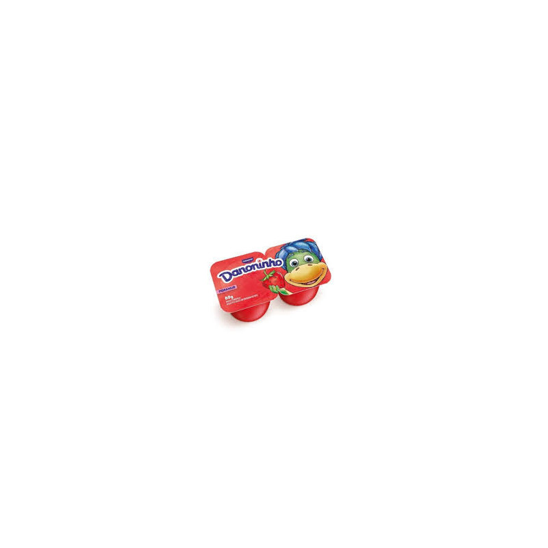 PETIT SUISSE MORANGO DANONINHO BANDEJA 80G 2 UNIDADES