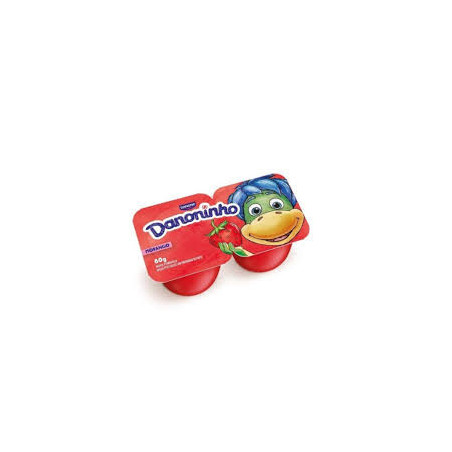 PETIT SUISSE MORANGO DANONINHO BANDEJA 80G 2 UNIDADES