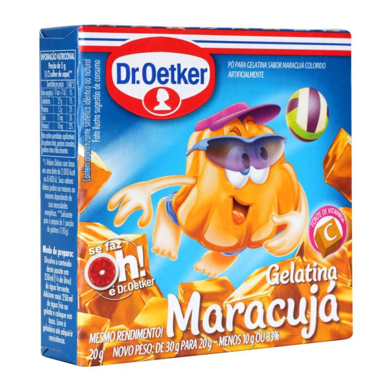 GELATINA DR.OETKER MARACUJA 20G