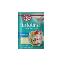 GELATINA EM PÓ SEM SABOR INCOLOR DR. OETKER 24G
