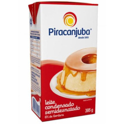 LEITE CONDENSADO SEMIDESNATADO PIRACANJUBA CAIXA 395G