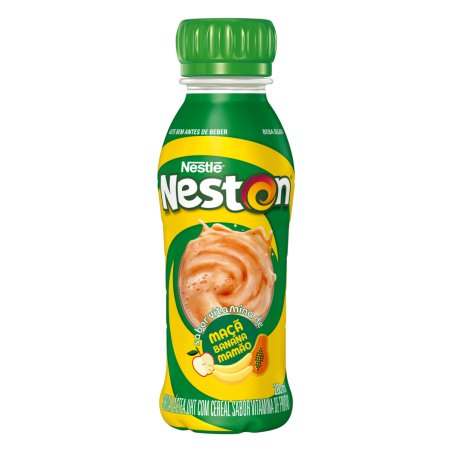 BEBIDA LÁCTEA UHT VITAMINA DE MAÇÃ, BANANA & MAMÃO NESTON FRASCO 280ML