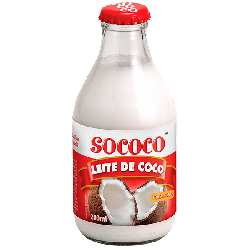 LEITE DE COCO TRADICIONAL SOCOCO VIDRO 200ML