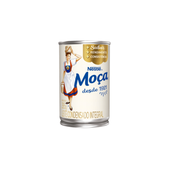 LEITE CONDENSADO INTEGRAL MOÇA LATA 395G