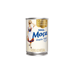 LEITE CONDENSADO INTEGRAL MOÇA LATA 395G