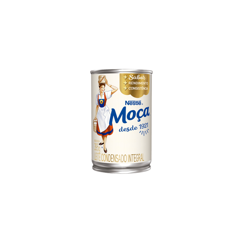 LEITE CONDENSADO INTEGRAL MOÇA LATA 395G