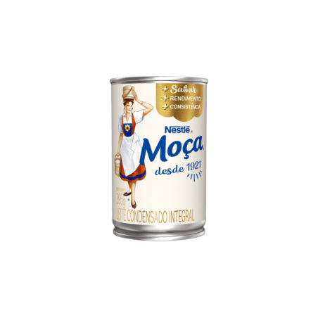 LEITE CONDENSADO INTEGRAL MOÇA LATA 395G
