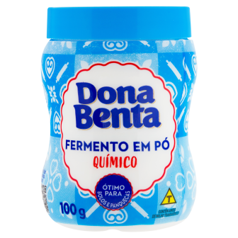 FERMENTO QUÍMICO PÓ DONA BENTA POTE 100G