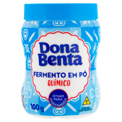 FERMENTO QUÍMICO PÓ DONA BENTA POTE 100G