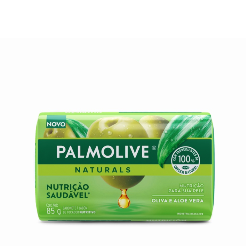 SABONETE BARRA PALMOLIVE NATURALS HIDRATAÇÃO SAUDÁVEL ENVOLTÓRIO 85G