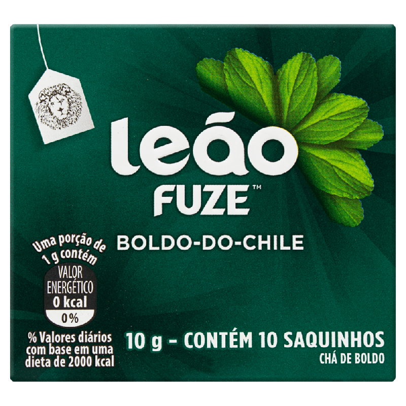 CHÁ BOLDO CHÁ LEÃO CAIXA 10G 10 UNIDADES