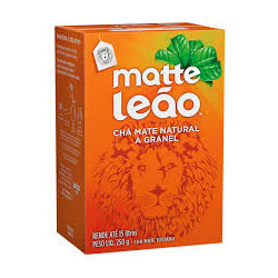 CHÁ MATE TOSTADO ORIGINAL MATTE LEÃO CAIXA 250G EMBALAGEM ECONÔMICA