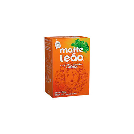 CHÁ MATE TOSTADO ORIGINAL MATTE LEÃO CAIXA 250G EMBALAGEM ECONÔMICA
