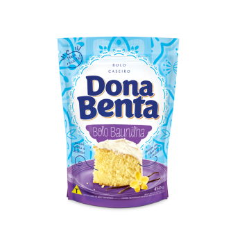 MISTURA PARA BOLO BAUNILHA DONA BENTA SACHÊ 450G