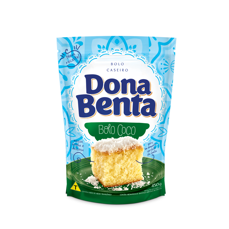 MISTURA PARA BOLO COCO DONA BENTA SACHÊ 450G