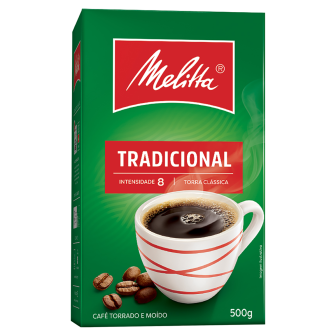 CAFÉ TORRADO E MOÍDO TRADICIONAL MELITTA CAIXA 500G