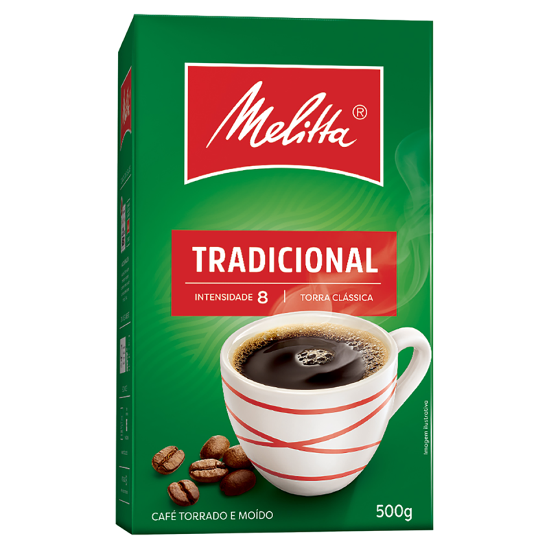 CAFÉ TORRADO E MOÍDO TRADICIONAL MELITTA CAIXA 500G