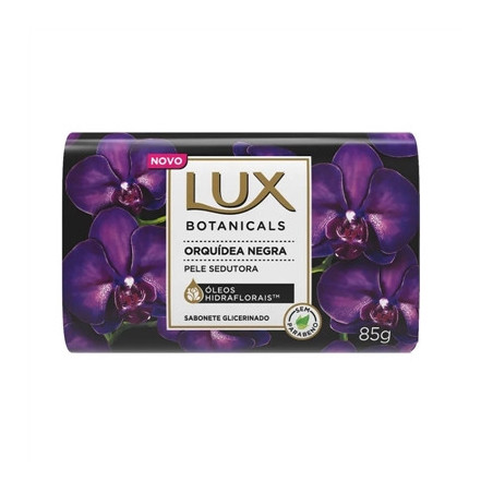 SABONETE BARRA DE GLICERINA ORQUÍDEA NEGRA LUX BOTANICALS ENVOLTÓRIO 85G